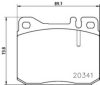 HELLA 8DB 355 017-431 Brake Pad Set, disc brake